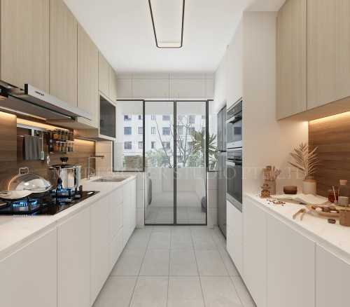 Scandinavian Kitchen at sengkang way 461C