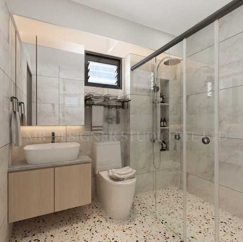 Scandinavian Bathroom at sengkang way 461C