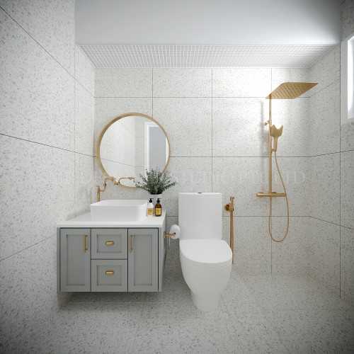 Contemporary Bathroom at 8B boon tiong road