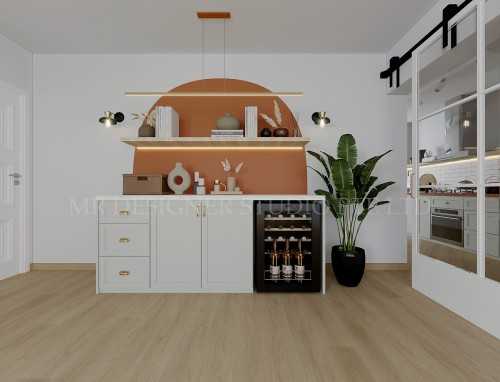 Contemporary Dining Room at 8B boon tiong road