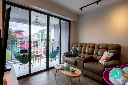 Contemporary Living Room at Yishun Street 11