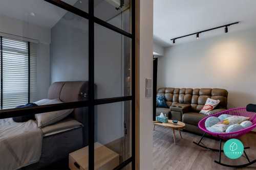 Contemporary Living Room at Yishun Street 11
