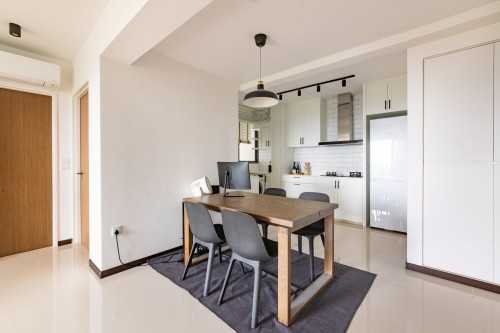 Minimalist Dining Room at 95 Dawson Road