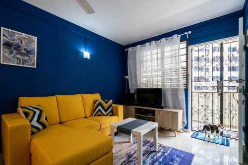 Contemporary Living Room at 6 Toa Payoh