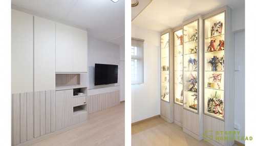 Scandinavian Living Room at Blk 45 Chai Chee Street