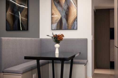 Contemporary Dining Room at Seaside Residences