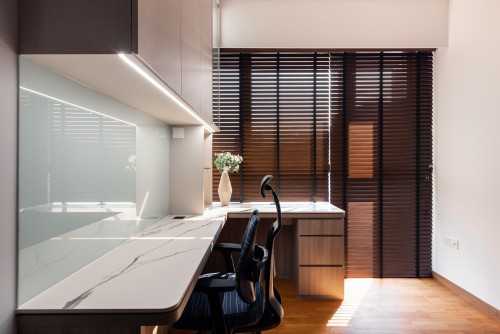 Contemporary Study at Seaside Residences