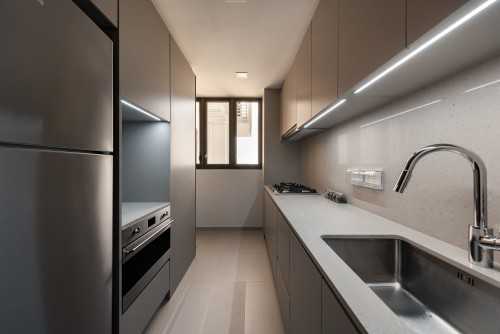 Contemporary Kitchen at Seaside Residences