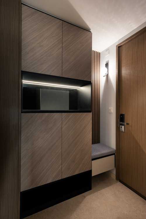 Contemporary Foyer at Seaside Residences