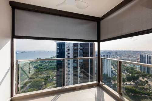 Contemporary Balcony at Seaside Residences