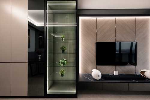 Contemporary Living Room at Seaside Residences