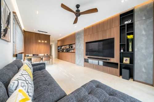 Modern Living Room at Bishan | 21 Sin ming walk