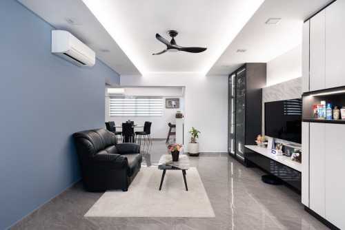 Contemporary Living Room at Tampines Avenue 4