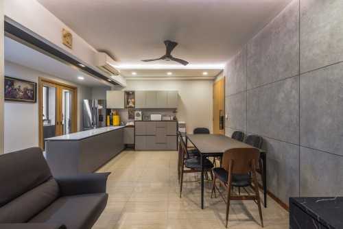 Contemporary Living Room at Flo Residences