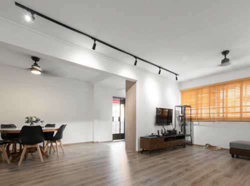 Scandinavian Living Room at Yishun Ring Road