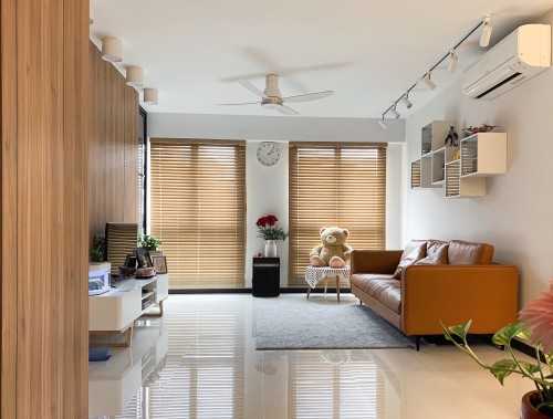 Contemporary Living Room at Clementi Avenue 3