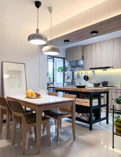 Contemporary Dining Room at Clementi Avenue 3