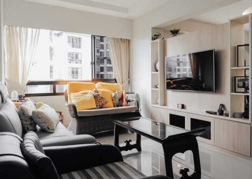 Scandinavian Living Room at Choa Chu Kang Street 64