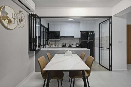 Modern Dining Room at Alkaff Crescent