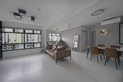 Modern Living Room at Alkaff Crescent