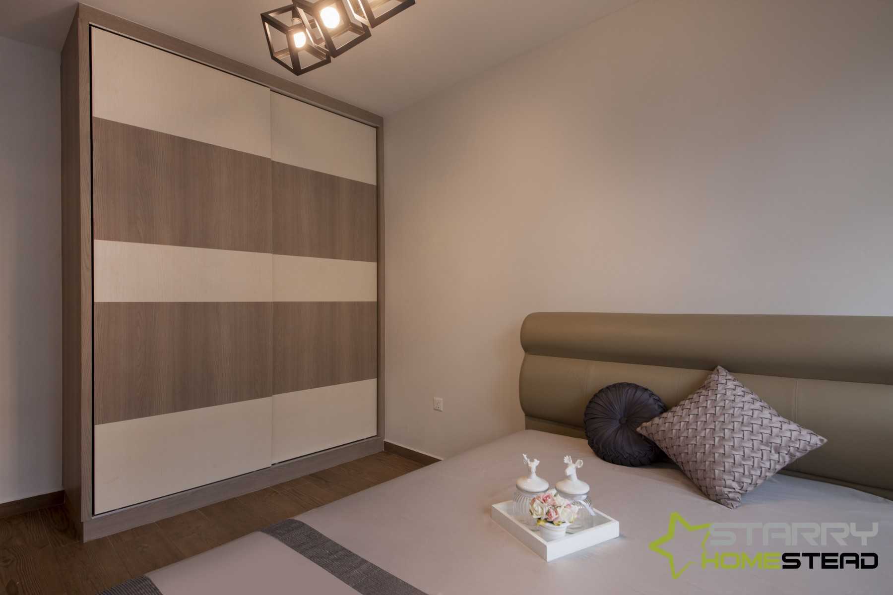 Scandinavian Bedroom with Wardrobe and Sliding Wardrobe