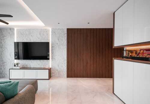 Contemporary Living Room at Northshore Drive