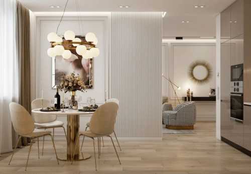 Contemporary Dining Room at Condo @ Orchard View
