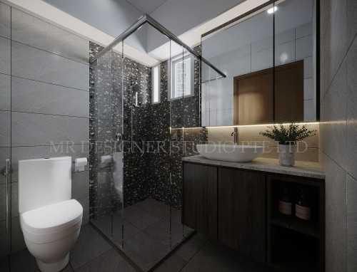 Contemporary Bathroom at jalan teteram 116A