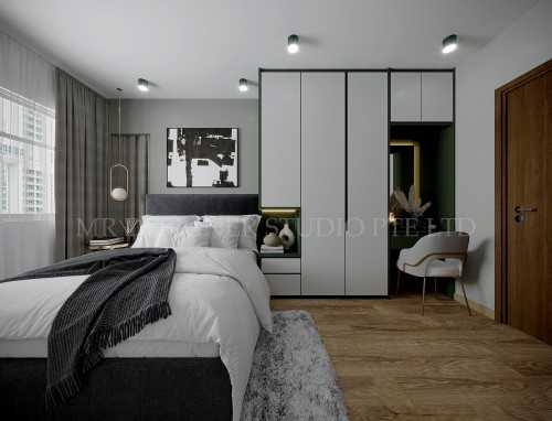 Contemporary Bedroom at jalan teteram 116A