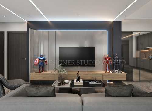 Industrial Living Room at bishan blk 164