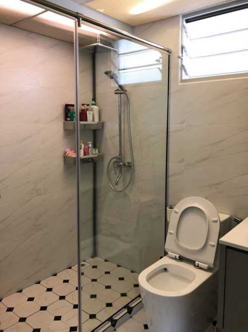 Scandinavian Bathroom at Fernvale Lea