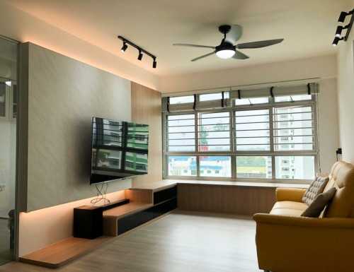 Scandinavian Living Room at Fernvale Lea