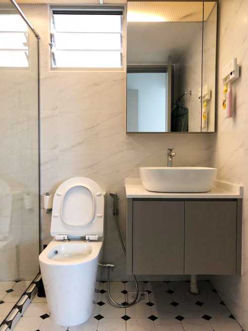 Scandinavian Bathroom at Fernvale Lea