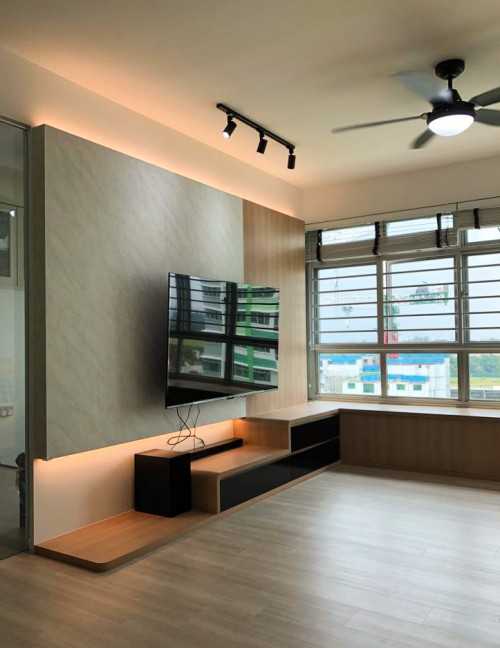 Scandinavian Living Room at Fernvale Lea