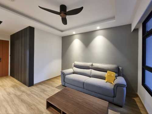 Scandinavian Living Room at Alkaff Oasis