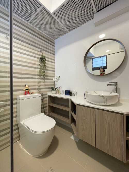 Scandinavian Bathroom at Waterfront I @ Northshore