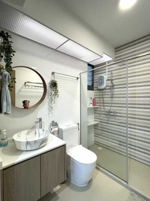 Scandinavian Bathroom at Waterfront I @ Northshore
