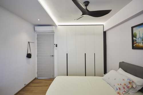Modern Bedroom at Serangoon North Estate
