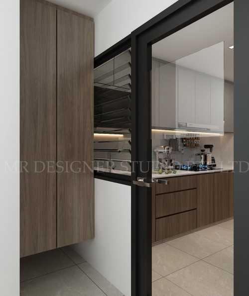 Contemporary Kitchen at central groove 3 geylang east ave 1