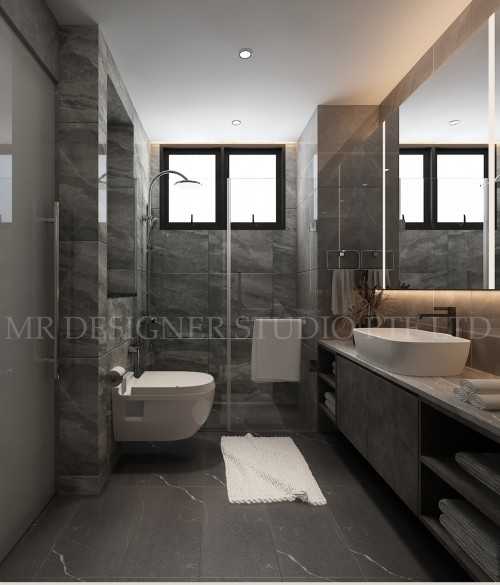 Contemporary Bathroom at central groove 3 geylang east ave 1