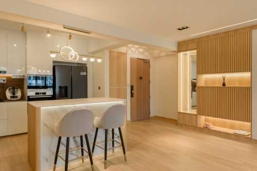 Scandinavian Living Room at punggol way 265C