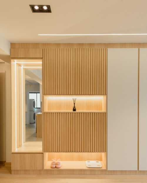 Scandinavian Entryway at punggol way 265C