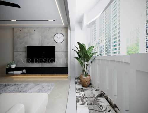 Modern Balcony at guilin view bukit batok