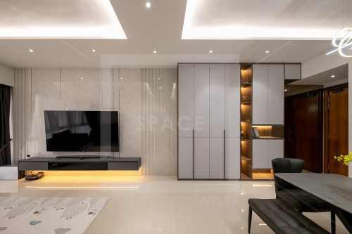 Modern Living Room at Resale 4-Room HDB @Yio Chu Kang