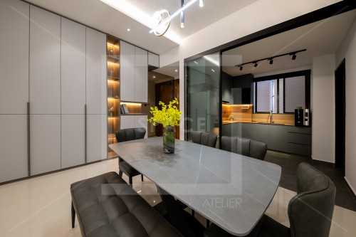 Modern Living Room at Resale 4-Room HDB @Yio Chu Kang