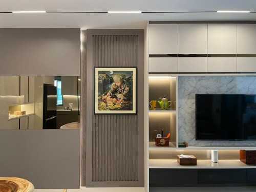 Scandinavian Living Room at Trevista