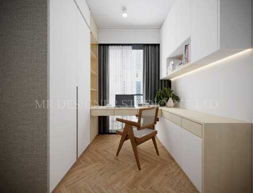 Scandinavian Bedroom at jui residence serangoon road