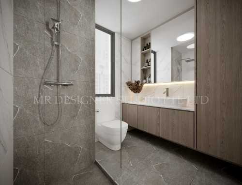 Contemporary Bathroom at pasir ris link sea strand condo