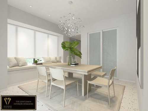 Transitional Dining Room at 24 stratton place