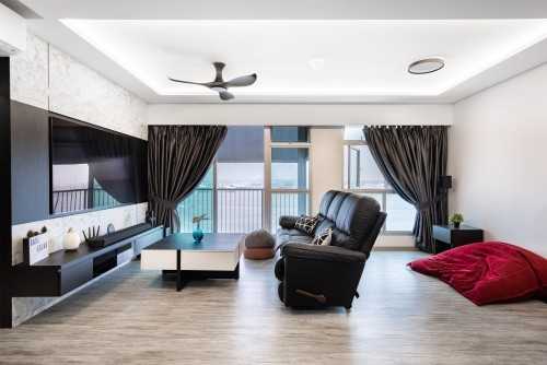 Modern Living Room at Northshore Drive